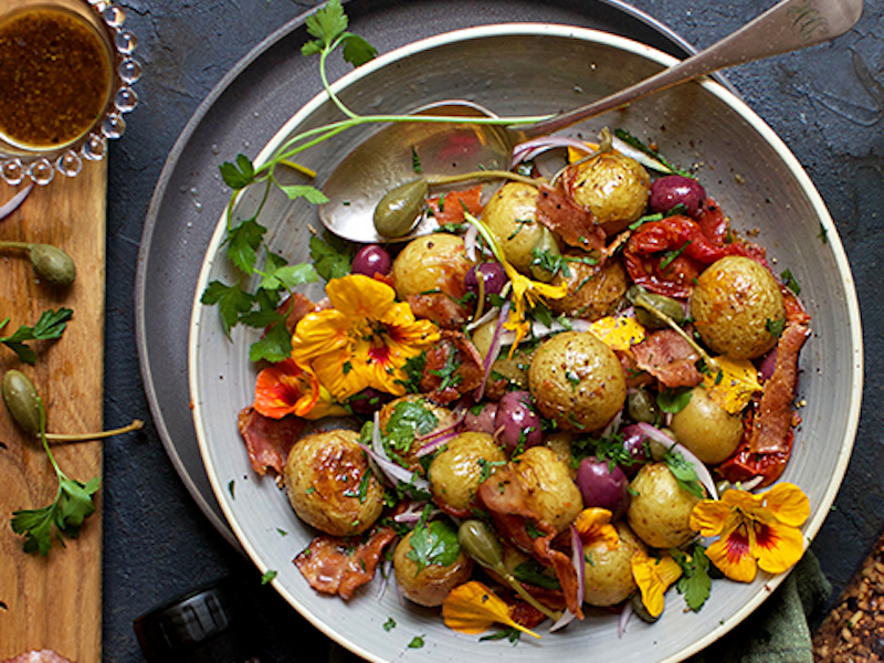 WARM ROAST POTATO SALAD